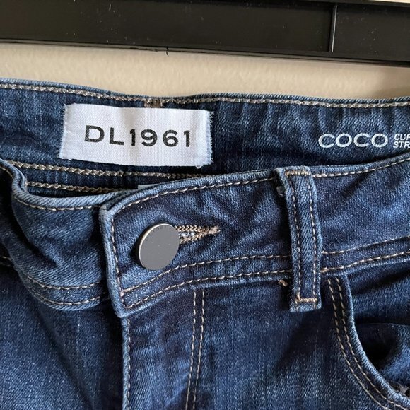 DL1961 Coco in Haxtun Mid Rise Curvy Straight Stretch Jeans Womens Size 25 Denim - Picture 6 of 12